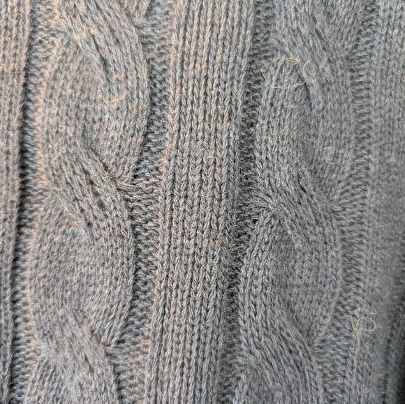 POLO RALPH LAUREN Women Cable-Knit Wool Cardigan Blue XL BNWT - Picture 12 of 12